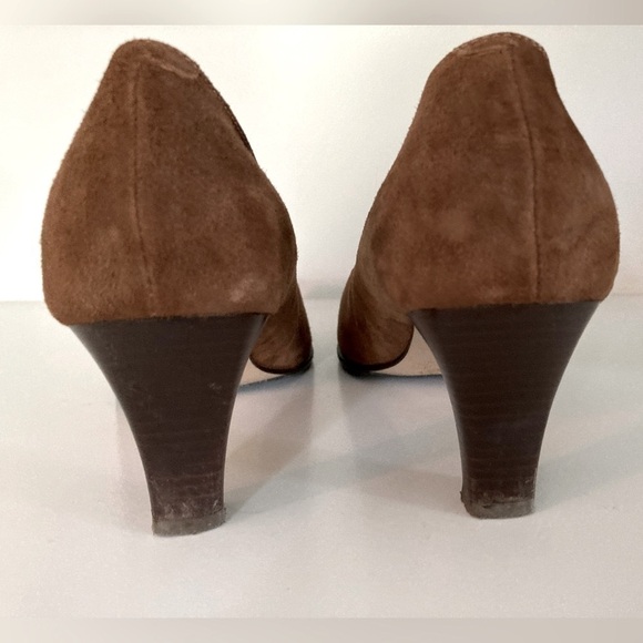 VERO CUOIO DONNA SOFT SUEDE PUMPS - MADE IN ITALY - Size 41 (10US) - Picture 5 of 9